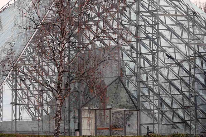 Hedmark Hamar domkirkeruinene